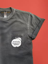 Image 1 of Perpetually Disappointed Optimist pocket tee - unisex
