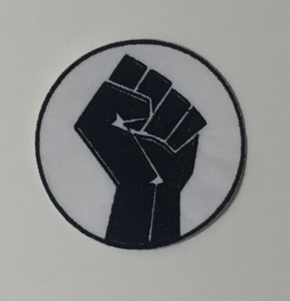 Image of Black Lives Matter Fist Iron On Patch
