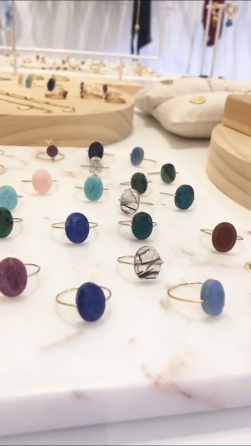 Image of Bague Ulla quartz rutile