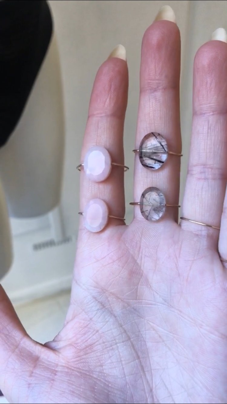 Image of Bague Ulla quartz rutile