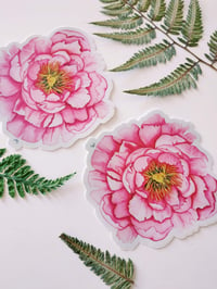 Image 1 of Peony sticker