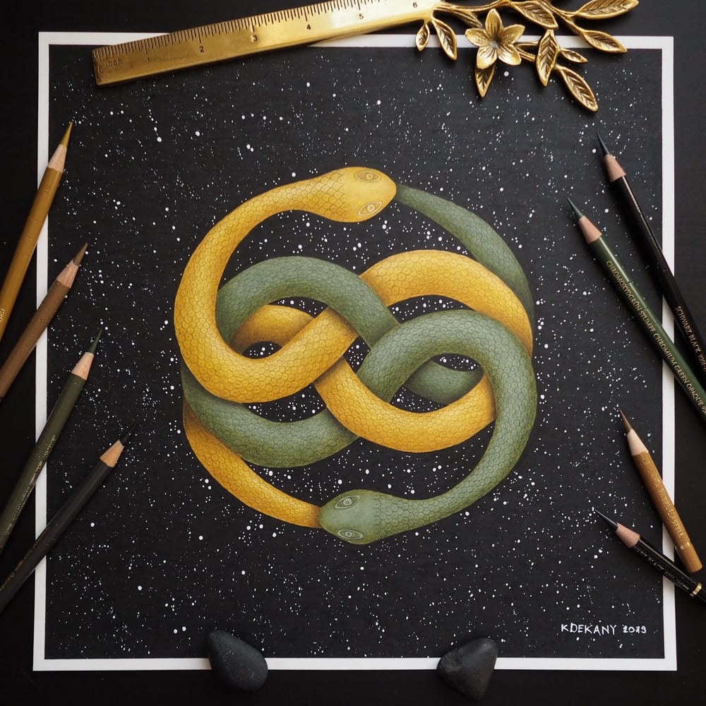 Image of 1984 The Neverending Story The Auryn Fine Art Print