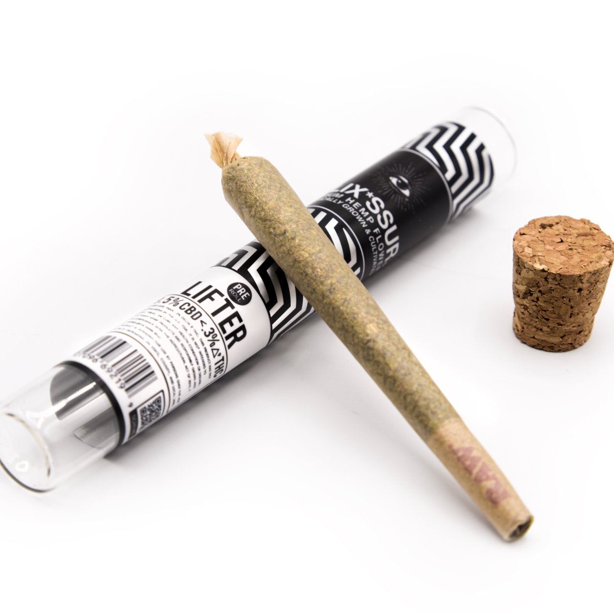 Image of ELIXSSUR [VARIOUS STRAINS] PREMIUM CBD FLOWER  PRE-ROLLS 