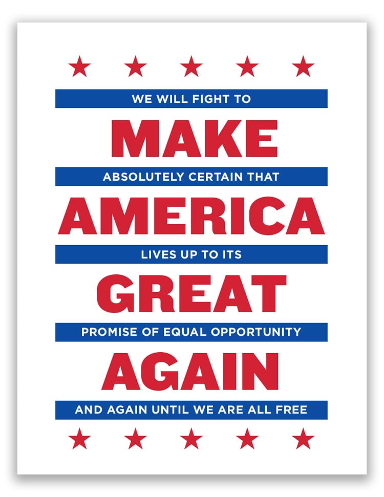 Make American Great Again Poster Blount Objects make-american-great-again-poster-blount-objects