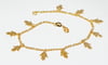 Tiny hamsa anklet
