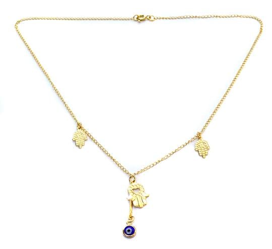 protect me hamsa necklace