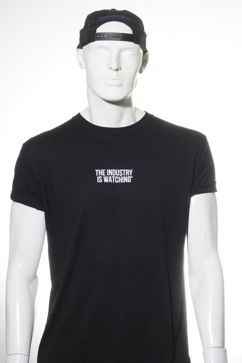 Image of The Industry Is Watching - Small Logo Tee (Black)
