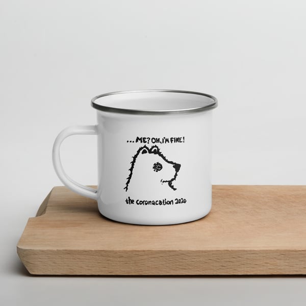 Image of Enamel Coronacation Mug