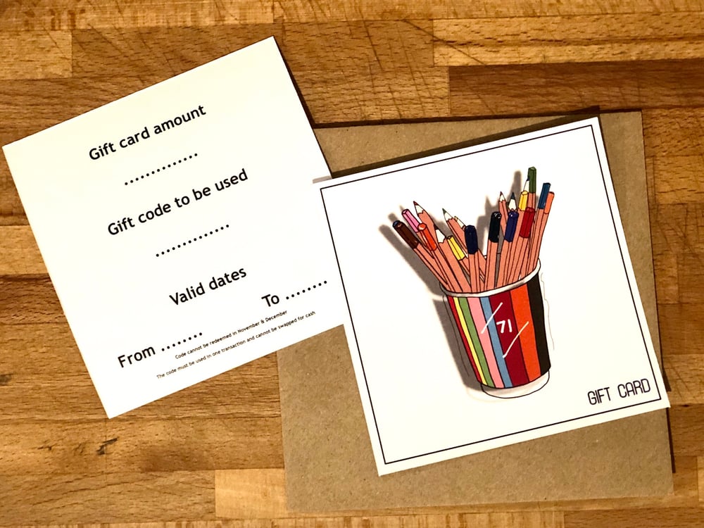 Commission Gift Card £150.00 - £1000.00