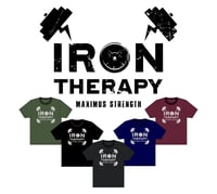 Image 3 of BURGANDY IRON THERAPY T SHIRT