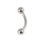 Image of Steel Micro Curved Barbell Banana Bar 1mm & 1.2mm