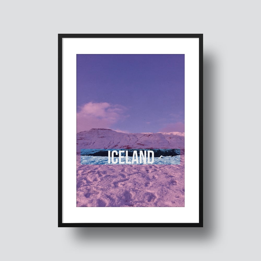 Iceland Pink and Blue