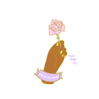 Delicate and Strong Enamel Pin *Preorder*