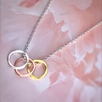 Image 1 of Eternity Circles Necklace
