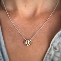 Image 2 of Eternity Circles Necklace