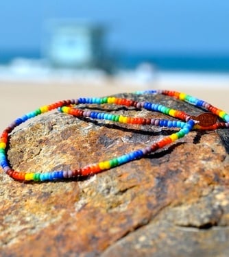 Rainbow Bead Bracelets