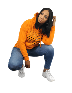 Image of FLAME "IN GOD I TRUST HOODIE"