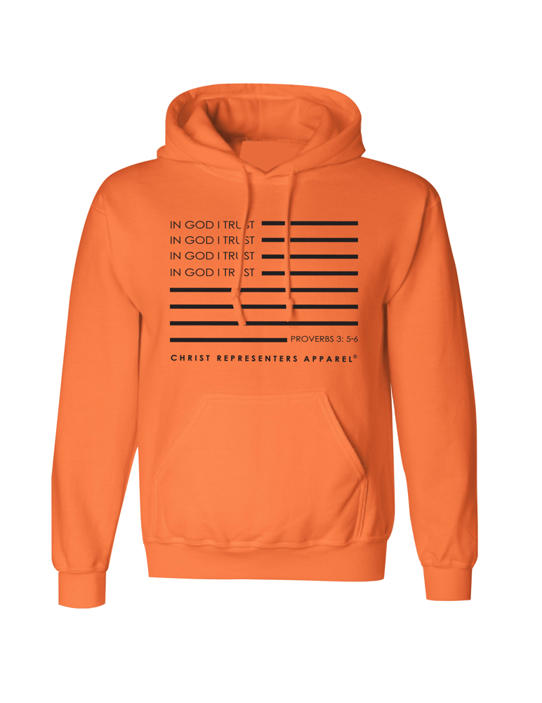 Image of FLAME "IN GOD I TRUST HOODIE" 