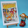 Savage Garfield - A3 risograph print