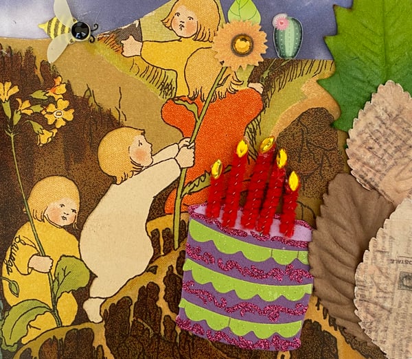 Image of root children birthday cake