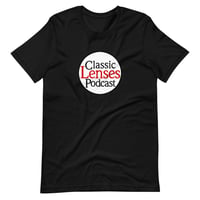 Classic Lenses Podcast Bold Logo T-Shirt - Black