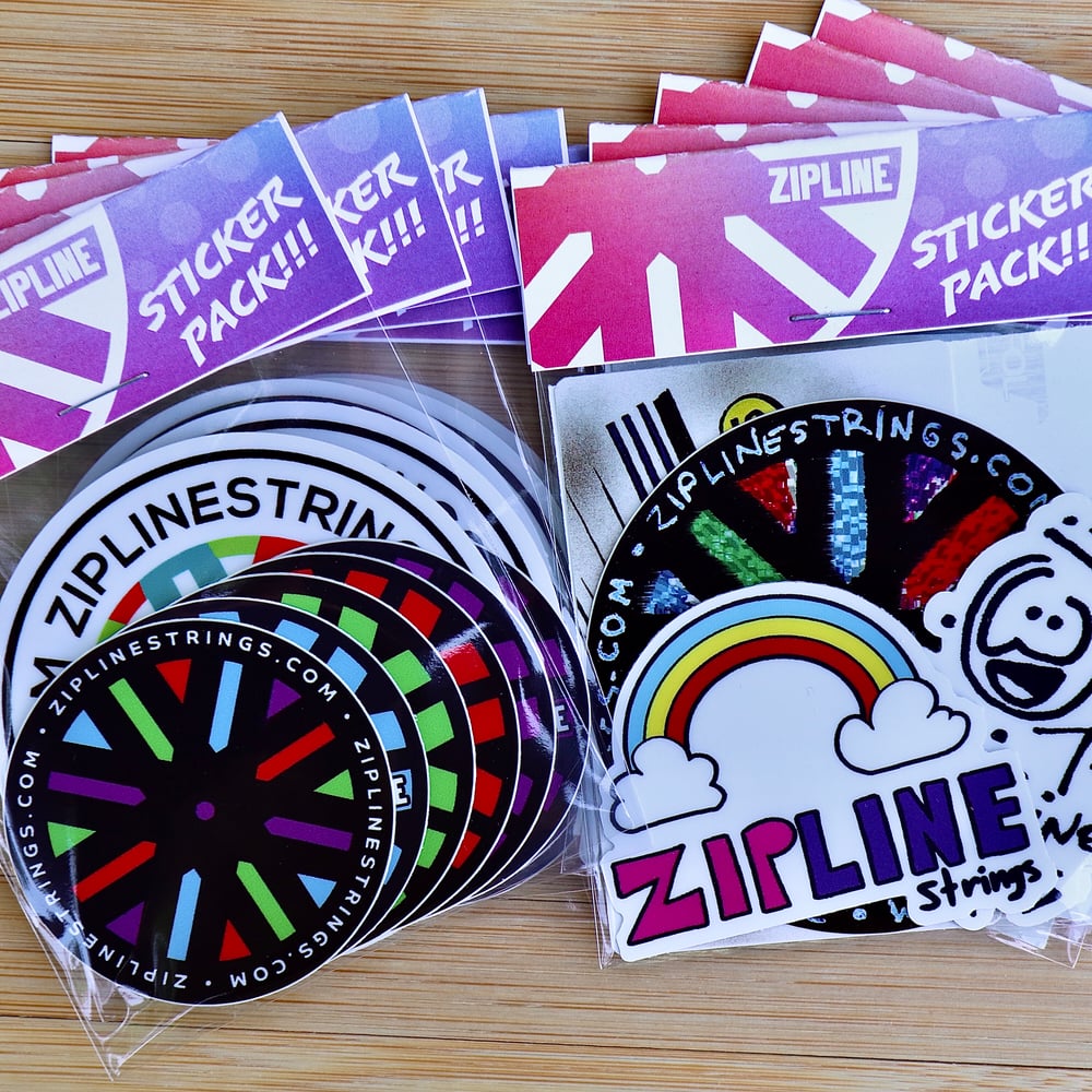 ZipLine Strings — Sticker Packs!!!