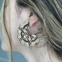 Image 1 of Mandala Statement Earrings