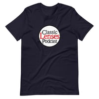 Classic Lenses Podcast Bold Logo T-Shirt - Navy Blue