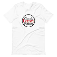 Classic Lenses Podcast Bold Logo T-Shirt - Boring White