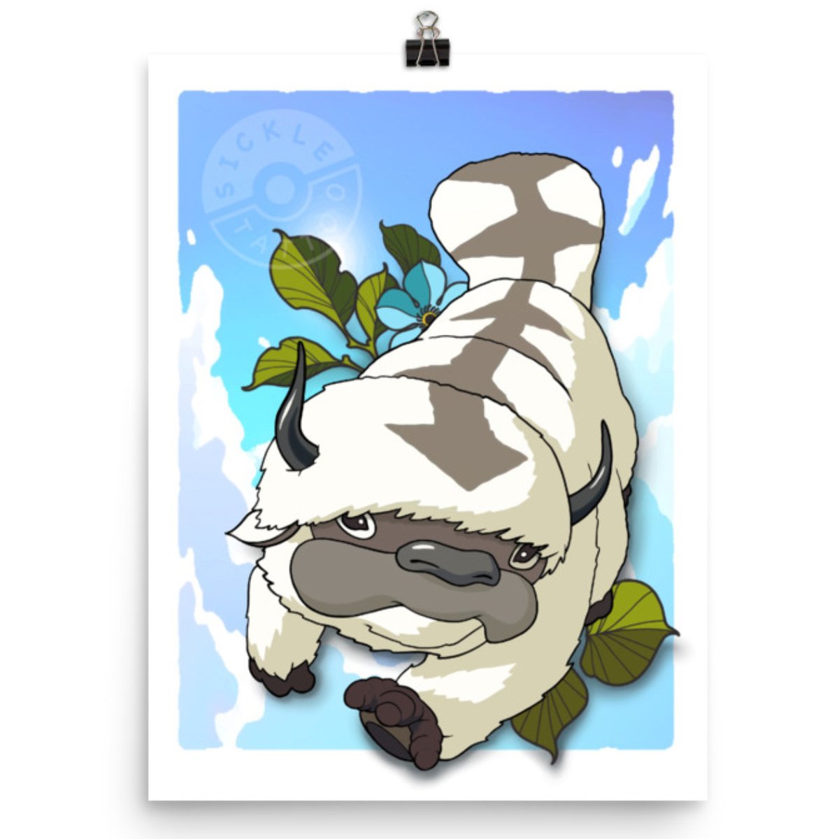 Appa 12x16 Print | Sickle Tattoo