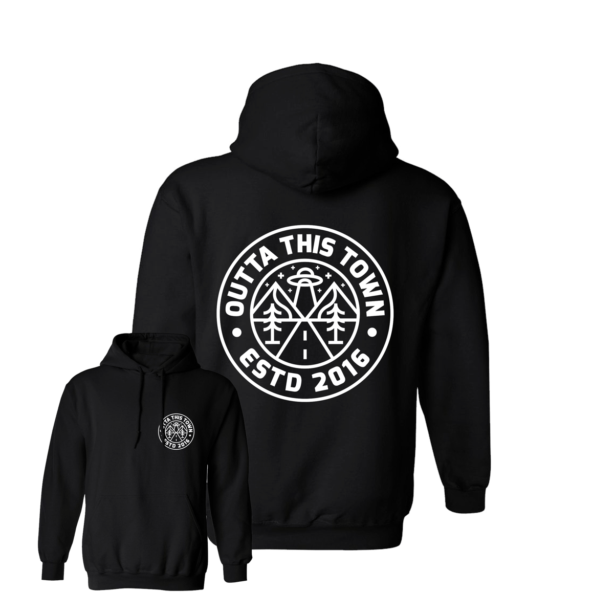 Download Logo Hoodie Black | Outta This Town