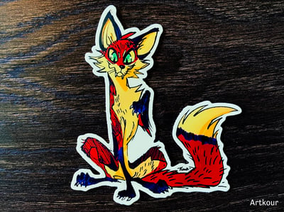 Image of Fox Sticker