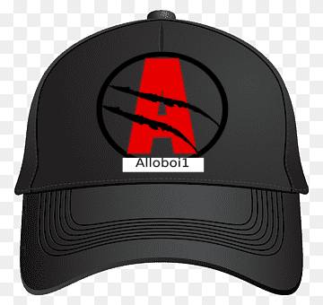 Black Angled Backwards Fitted Cap