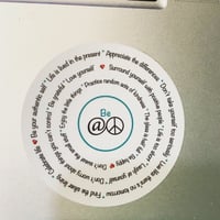 At Peace Quotes sticker