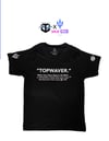 Black Topwavers X Wave God Tee