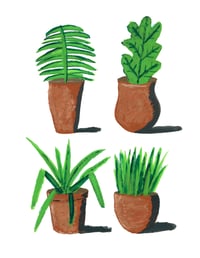 Houseplant Print