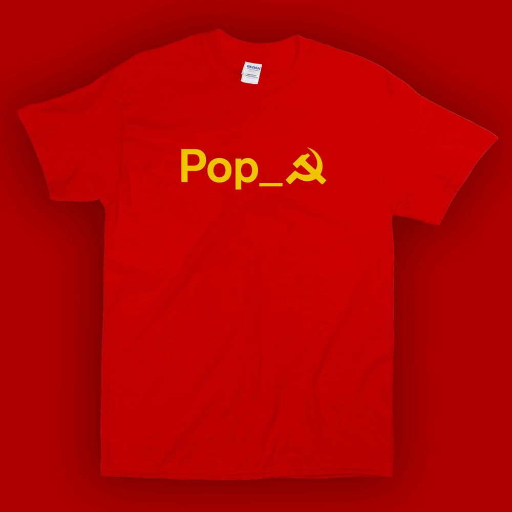 Pop X Tovarish T Shirt Rossa Bomba Dischi Pop X Tovarish T Shirt Rossa Bomba Dischi