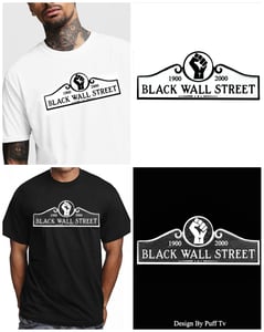 Image of New “Black Wall Street” t-shirts 