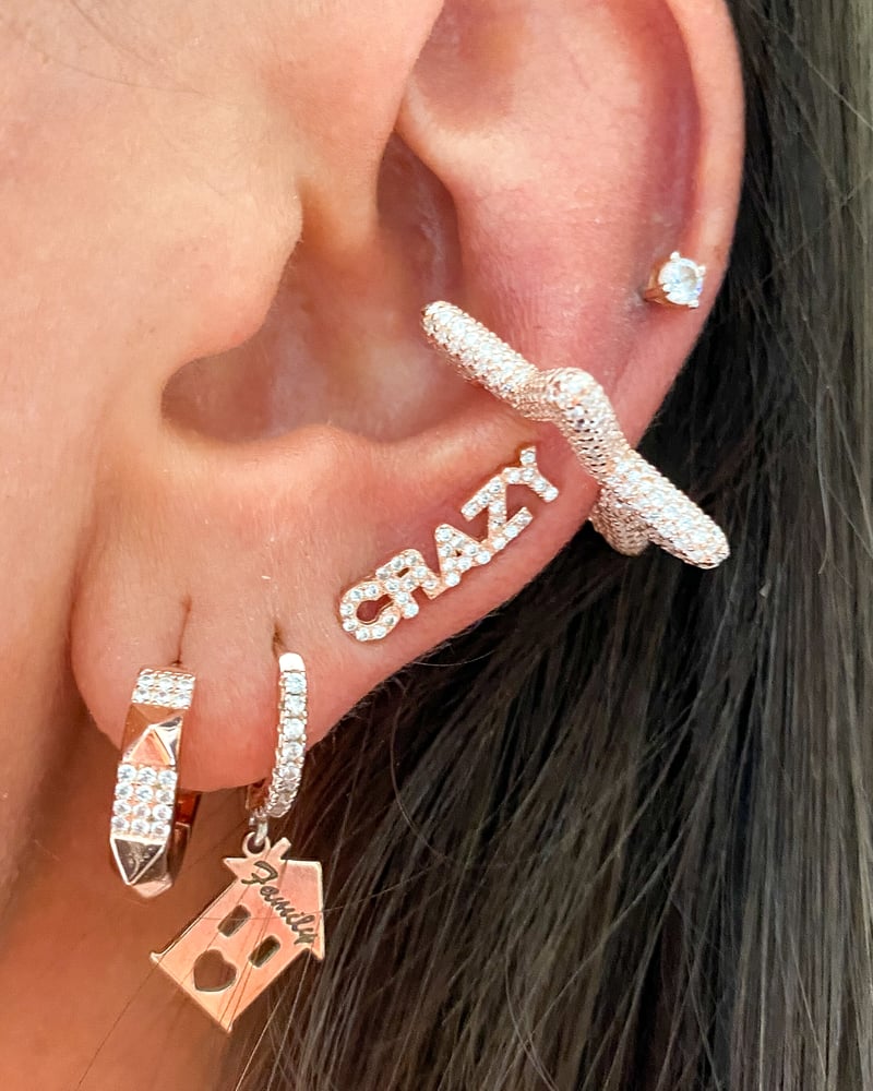 Accessori Orecchio Fashion Orecchini A Bracciale Senza Piercing A Forma Di Stella - Argento Sterling 900, Con Zirconi Gioielli Stella Cubic Zirconia - Foto 11