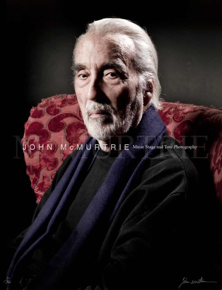 Image of SIR CHRISTOPHER LEE 20x16
