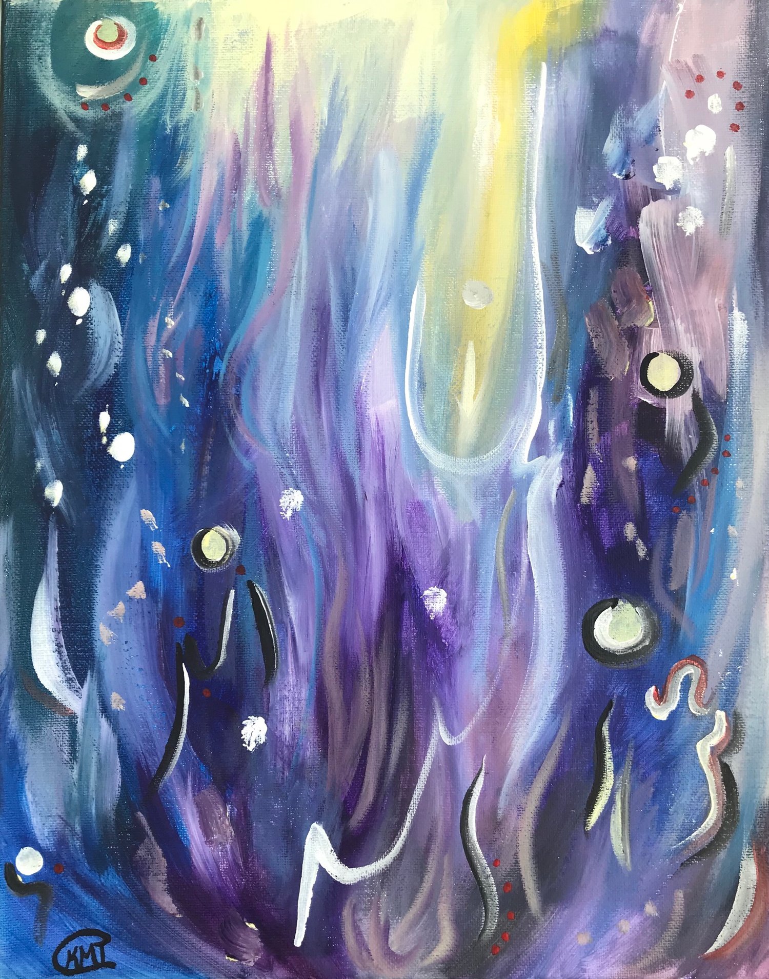 Image of Song (Synesthesia) Painting COMMISSION