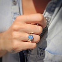 Image 1 of Signet Opal Ring