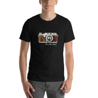 Image 1 of 'Be Like Karl' Leica IIIa Hipster T-Shirt - Black