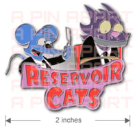 Image 3 of RESERVOIR CATS Enamel Pin