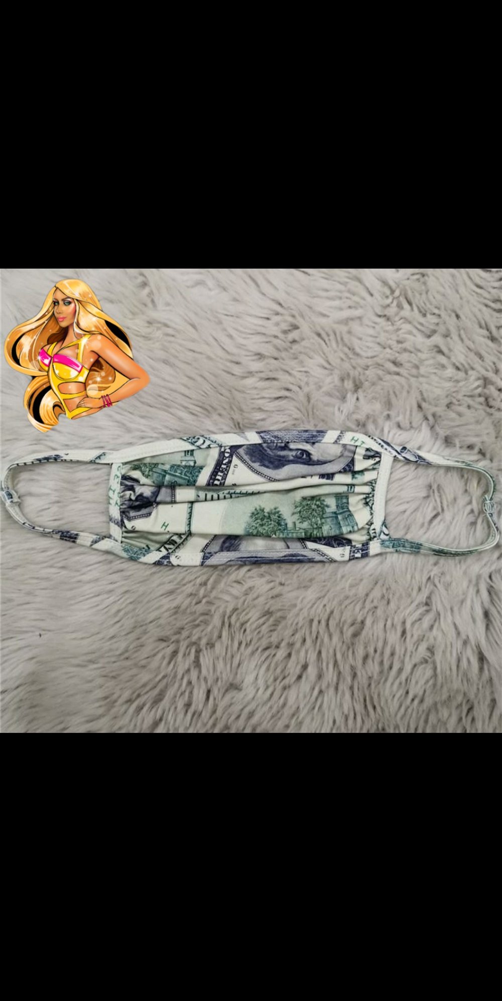 Big Money mask cover 