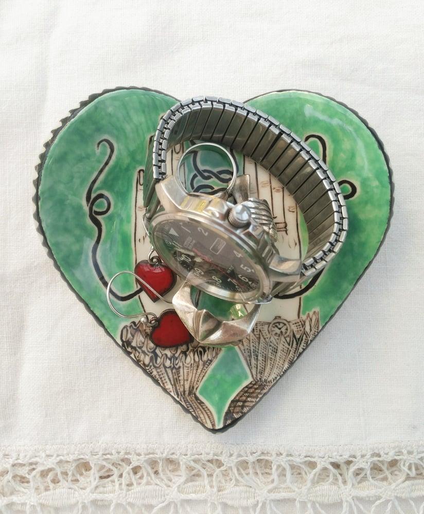 Image of Tie the Knot Heart Dish