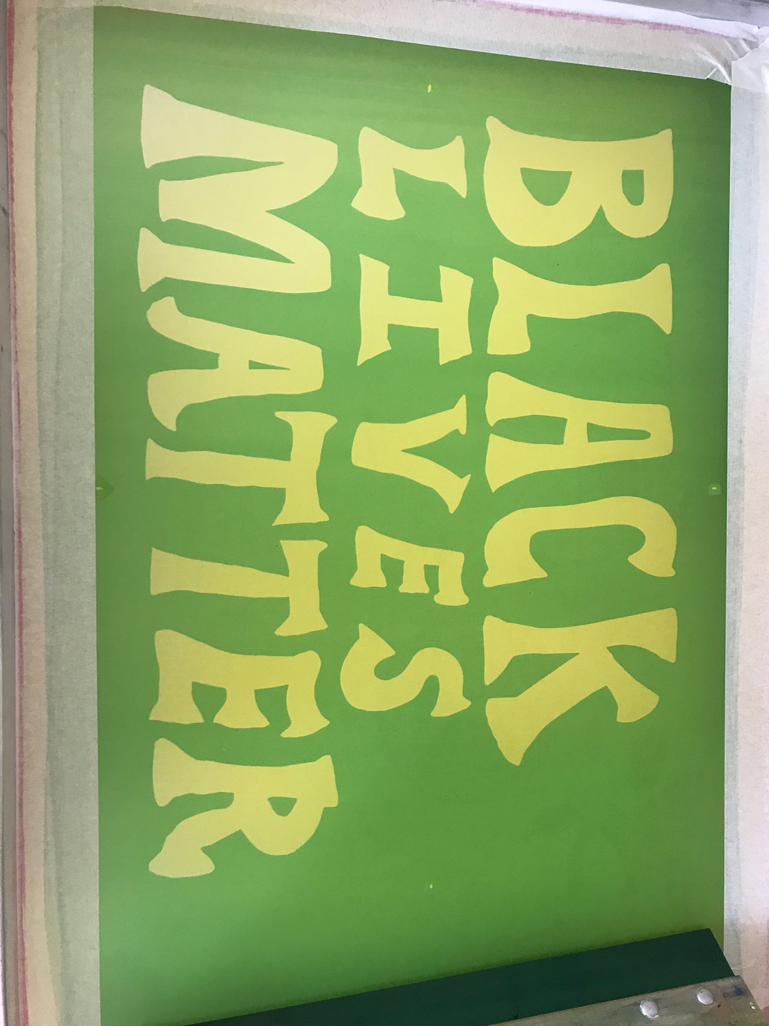 Image of Black Lives Matter yard sign (100% sales donated after $2.40)