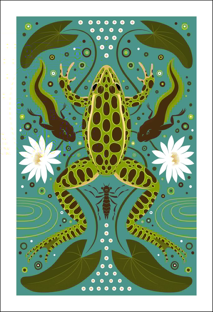 Image of Leopard Frog Print