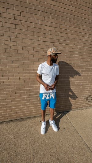 Image of Blue FLAV Shorts