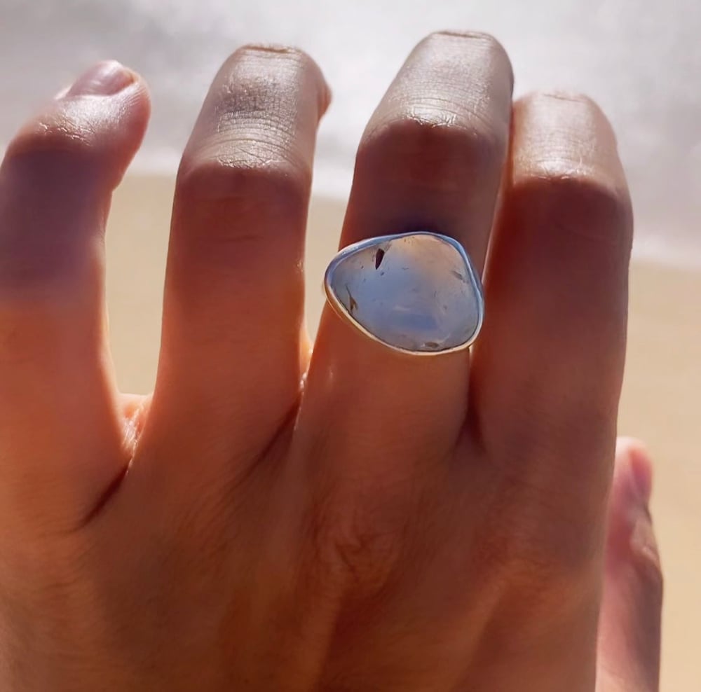 Image of Blue topaz ring